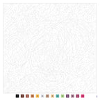 COLORIAGES MYSTÈRES DISNEY - PORTRAITS GRAND CARRÉ (LIVRE DE COLORIAGE PAR NUMÉROS)