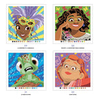 COLORIAGES MYSTÈRES DISNEY - PORTRAITS GRAND CARRÉ (LIVRE DE COLORIAGE PAR NUMÉROS)