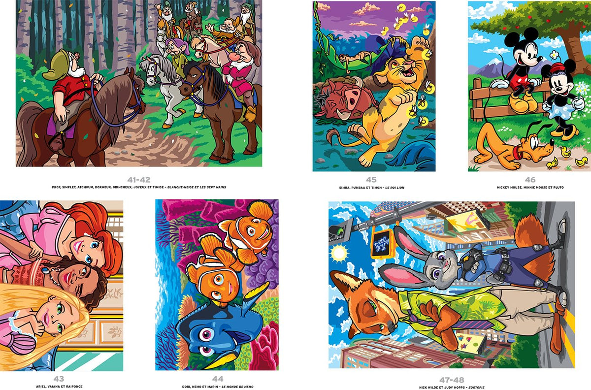 COLORIAGES MYSTÈRES DISNEY - LES GRANDS CLASSIQUES TOME 13 (LIVRE DE COLORIAGE PAR NUMÉROS)