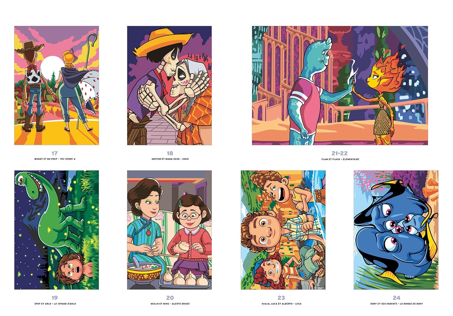 DISNEY MYSTERY COLORING - BEST OF PIXAR (COLOR BY NUMBER BOOK)