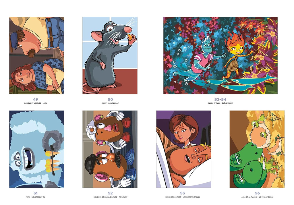 DISNEY MYSTERY COLORING - BEST OF PIXAR (COLOR BY NUMBER BOOK)