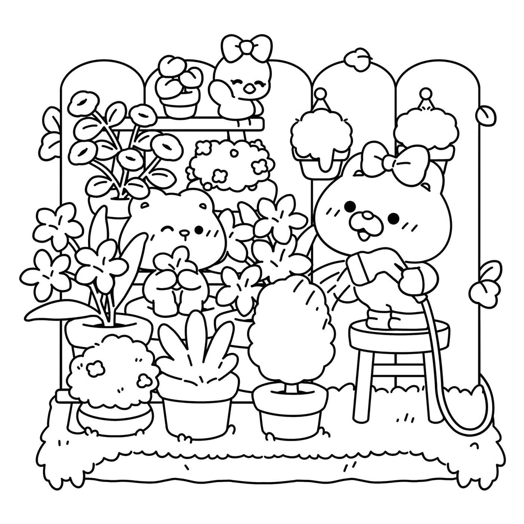 COLORIAGES ZEN ET MIGNONS (COSY COLO) - DOUX PRINTEMPS - SHANDSTUDIO (LIVRE DE COLORIAGE)