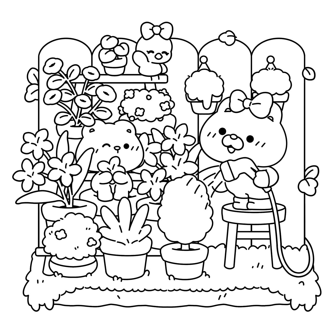 COLORIAGES ZEN ET MIGNONS (COSY COLO) - DOUX PRINTEMPS - SHANDSTUDIO (LIVRE DE COLORIAGE)