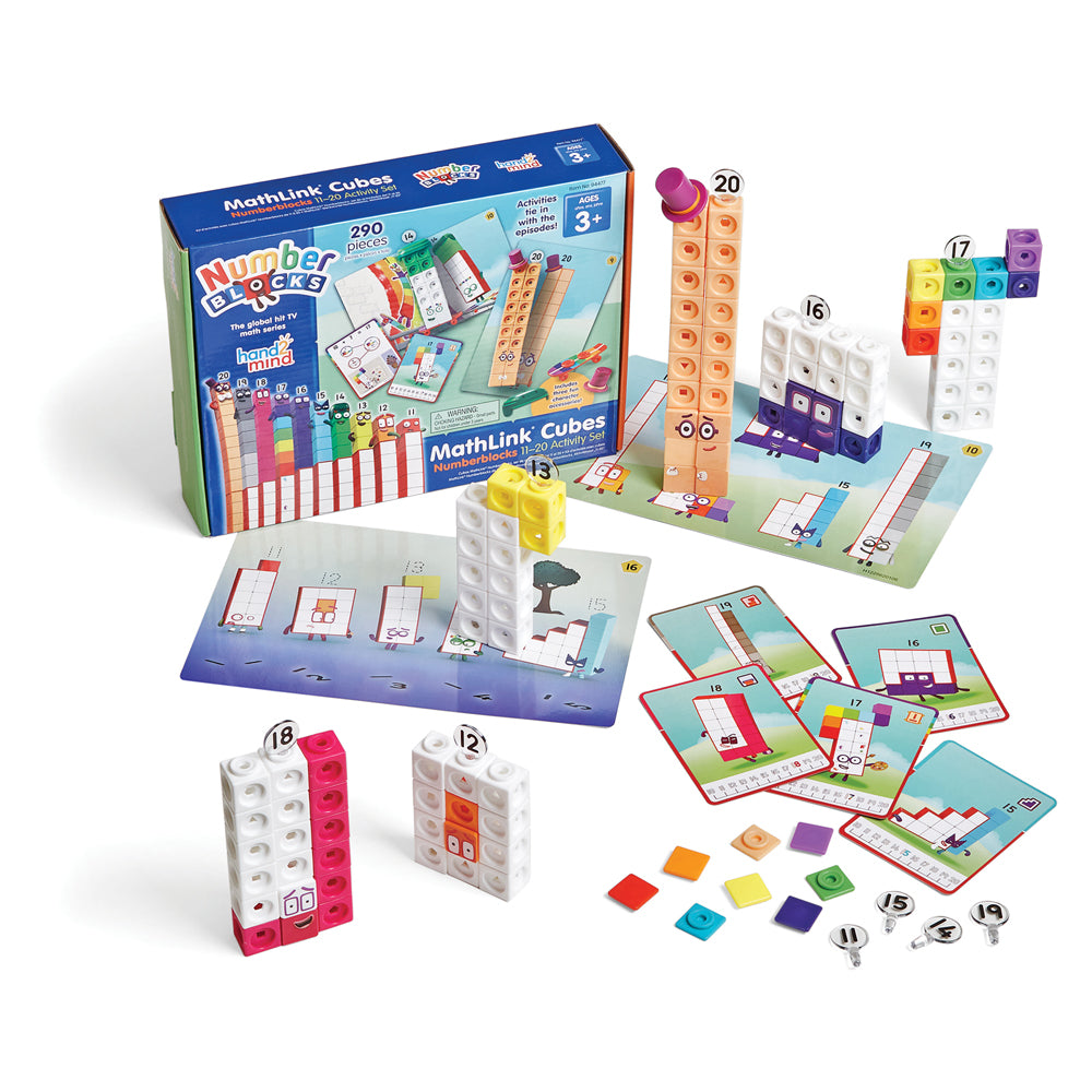 NUMBERBLOCKS MATHLINK CUBES MATHS ACTIVITY SET 11-20