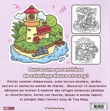 COLORIAGES MIGNONS ET RÉCONFORTANTS (COSY COLO) - PETITS LIEUX COSY - TINY DAISY (LIVRE DE COLORIAGE)