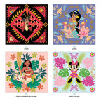 COLORIAGES MYSTÈRES DISNEY - GRAND CARRÉ - MANDALAS (LIVRE DE COLORIAGE PAR NUMÉROS)