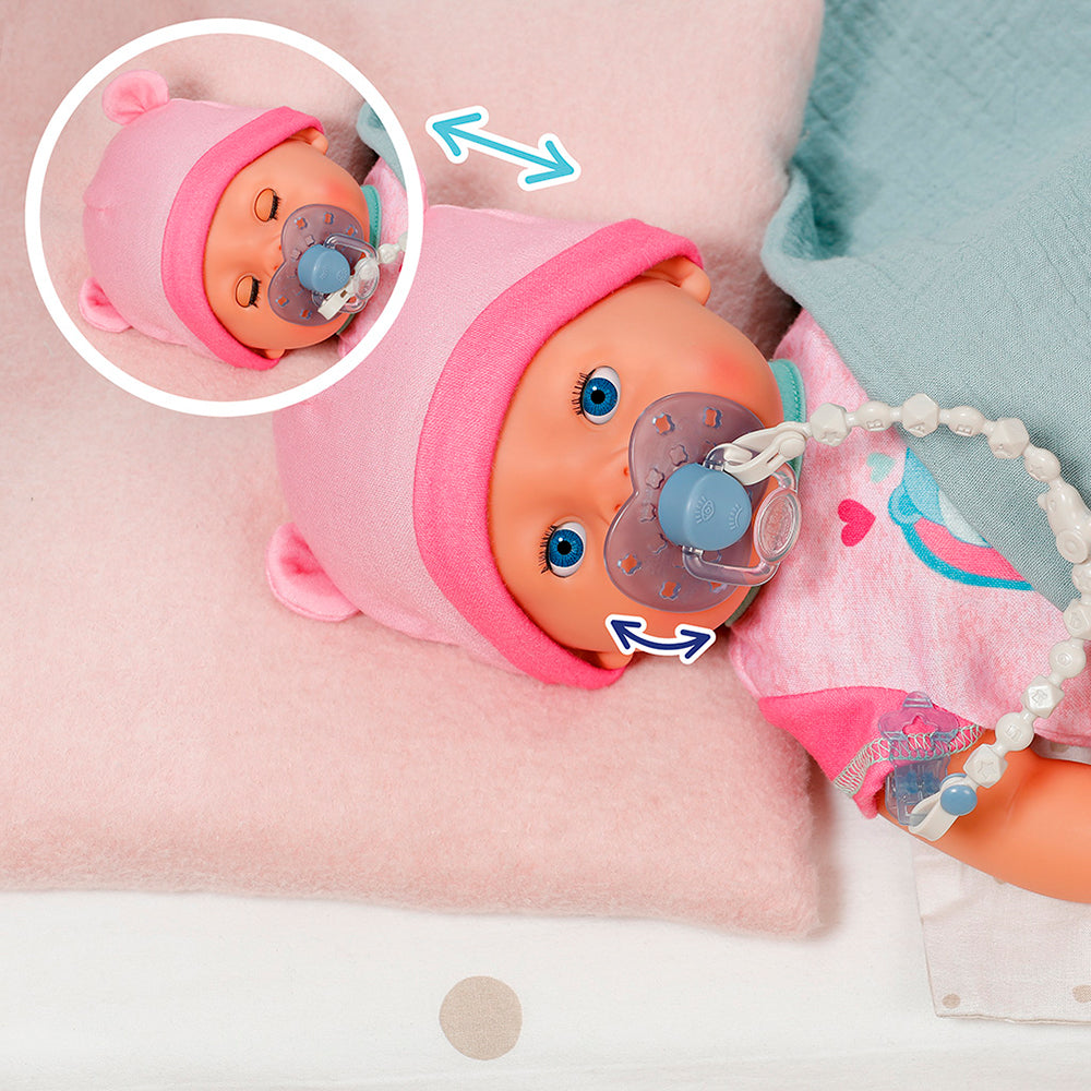 BABY BORN - PACIFIER WITH CLIP ASST