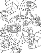 COLORIAGES DOUILLETS ET MIGNONS (COSY COLO) - MA PETITE VILLE - ANGELINA DE SOL (LIVRE DE COLORIAGE AVEC CRAYONS)
