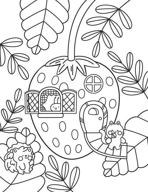 COLORIAGES DOUILLETS ET MIGNONS (COSY COLO) - MA PETITE VILLE - ANGELINA DE SOL (LIVRE DE COLORIAGE AVEC CRAYONS)