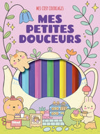 COLORIAGES DOUILLETS ET MIGNONS (COSY COLO) - MES PETITES DOUCEURS - ANGELINA DE SOL (LIVRE DE COLORIAGE AVEC CRAYONS)