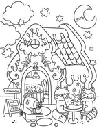 COLORIAGES DOUILLETS ET MIGNONS (COSY COLO) - MES PETITES DOUCEURS - ANGELINA DE SOL (LIVRE DE COLORIAGE AVEC CRAYONS)