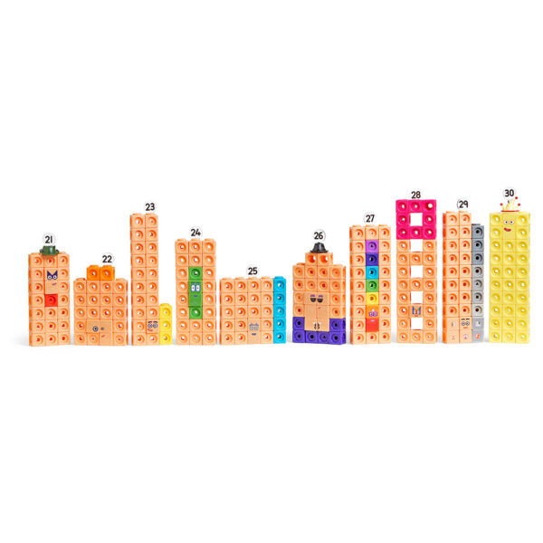 NUMBERBLOCKS - ENSEMBLE D'ACTIVITÉS MATHÉMATIQUES NUMBERBLOCKS MATHLINK CUBES 21-30 - Version multilingue