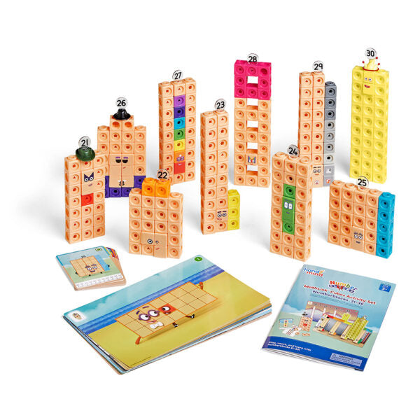NUMBERBLOCKS - ENSEMBLE D'ACTIVITÉS MATHÉMATIQUES NUMBERBLOCKS MATHLINK CUBES 21-30 - Version multilingue
