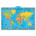 MAPPEMONDE INTERACTIVE BILINGUE