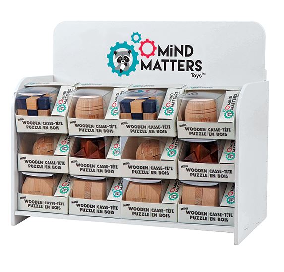 WOODEN BRAIN TEASER ASST (MIND MATTERS)