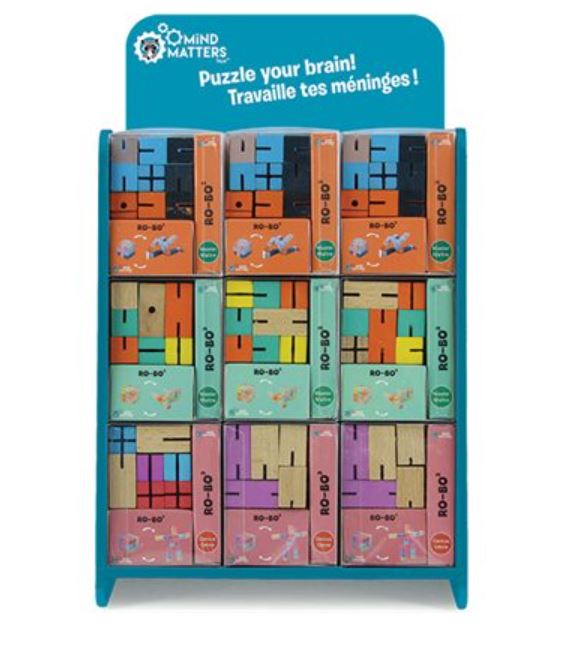 JEU MIND MATTERS - REMUE-MÉNINGES CUBE RO-BO ASST