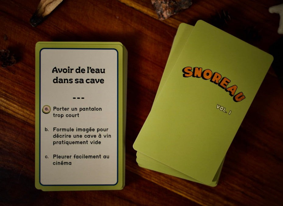 SNOREAU - LE JEU DES EXPRESSIONS QUÉBÉCOISES (VOL1) - Version française