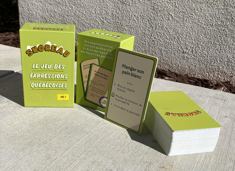 SNOREAU - LE JEU DES EXPRESSIONS QUÉBÉCOISES (VOL1) - Version française