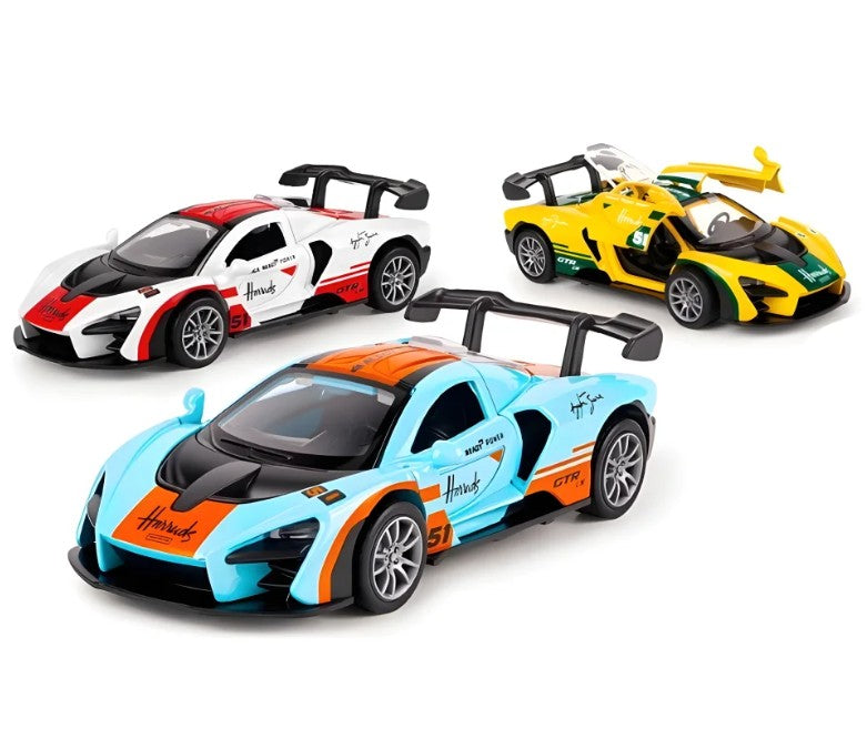 12 CM (5") DIE-CAST METAL SPORTS CAR ASST