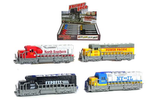 METAL AND PLASTIC TRAIN 6.5" ASST