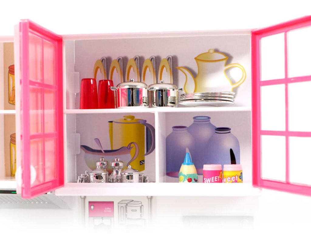 MINI CUISINE MODERNE ROSE INTERACTIVE AVEC SONS ET LUMIÈRES