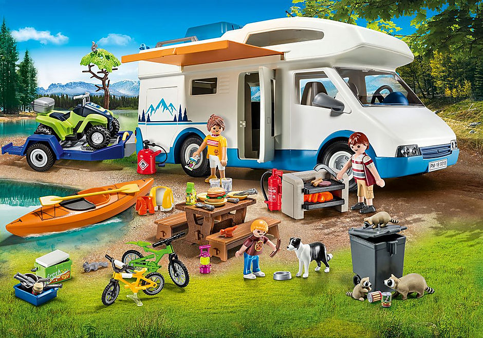 *25 PLAYMOBIL FAMILY FUN - AVENTURE AU CAMPING #9318