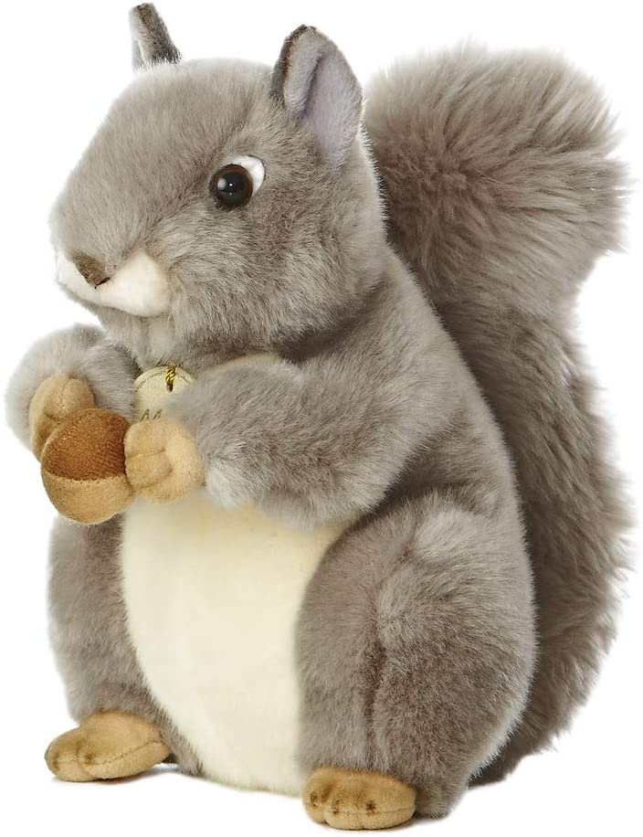PELUCHE AURORA MIYORI - ÉCUREUIL GRIS 10"