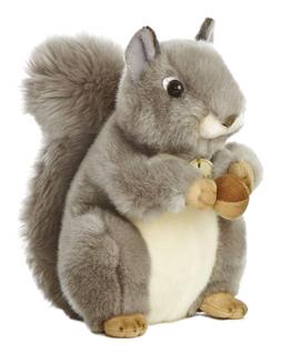 PELUCHE AURORA MIYORI - ÉCUREUIL GRIS 10"