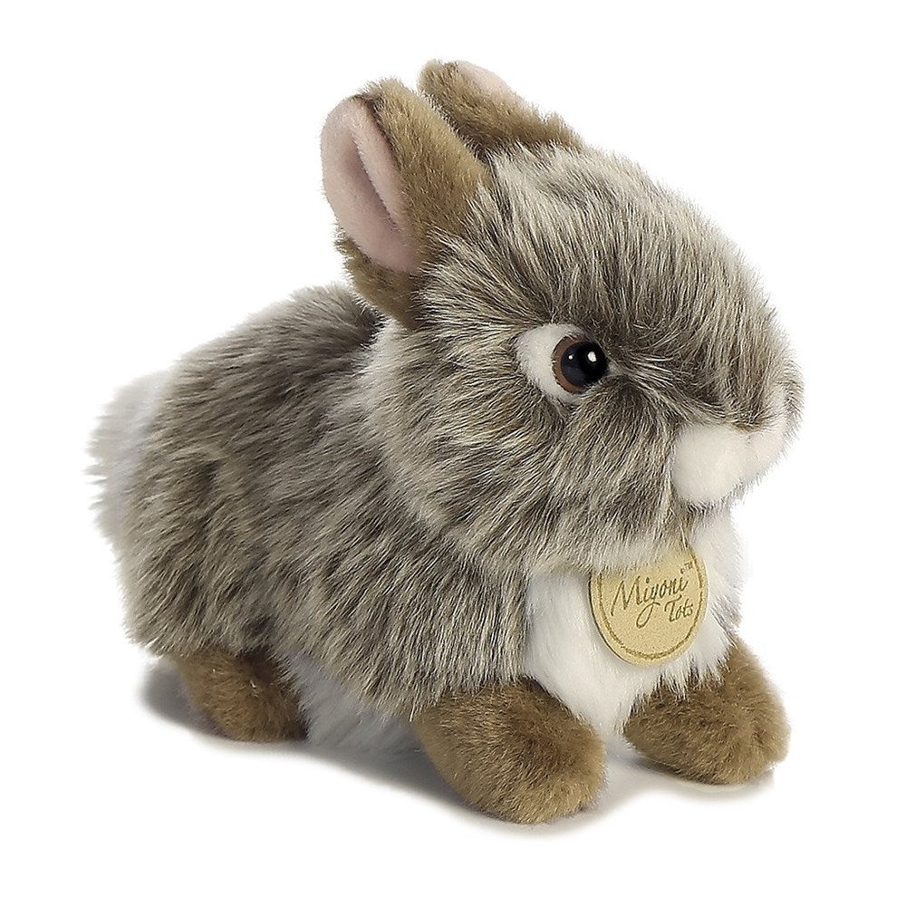 PELUCHE AURORA - LAPIN GRIS 7''