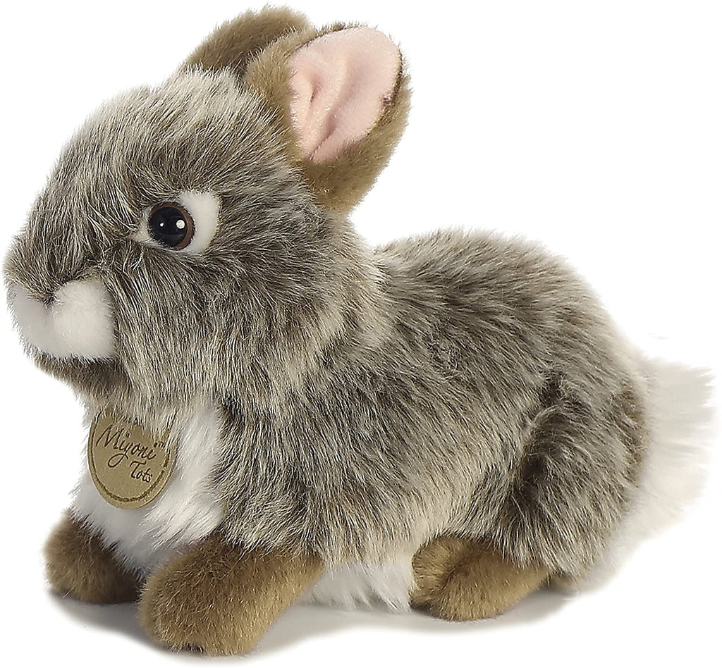 PELUCHE AURORA - LAPIN GRIS 7''