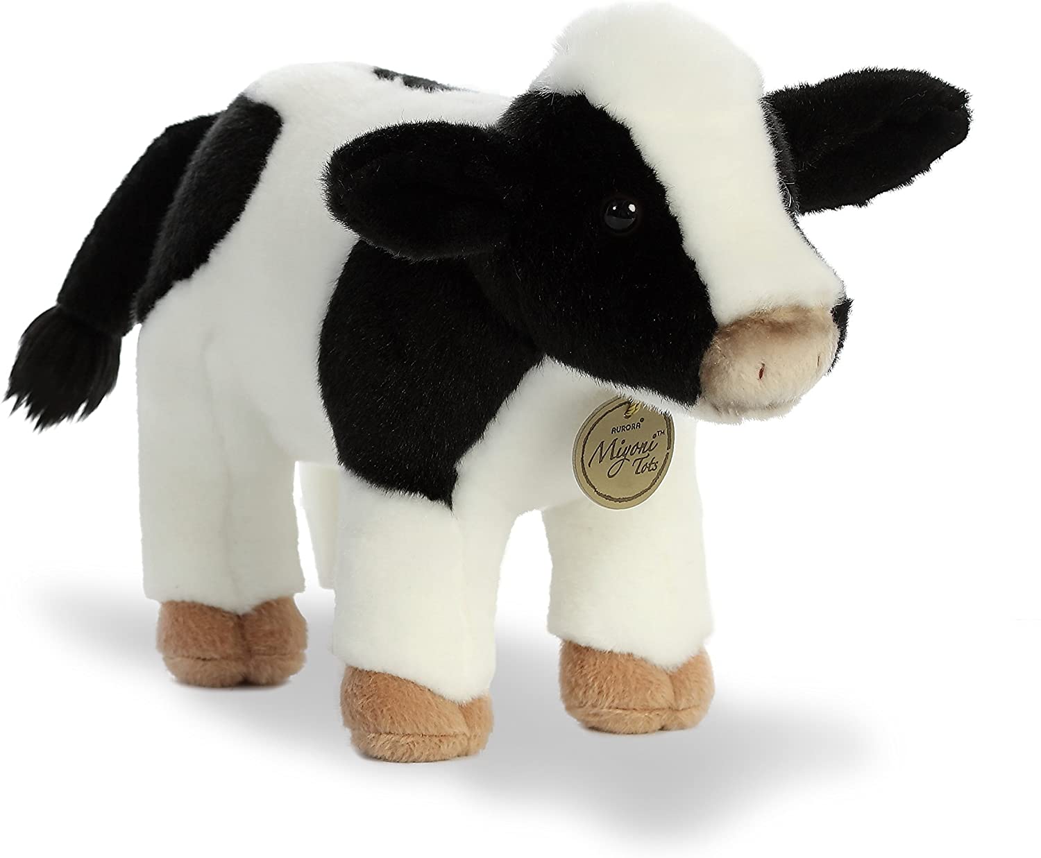 PELUCHE AURORA - VACHE HOLSTEIN 12''