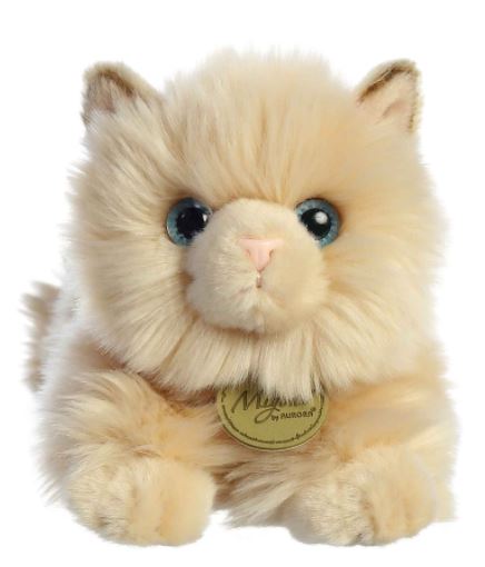 PELUCHE AURORA MIYONI - CHAT PERSAN DE 8.5"(20CM)