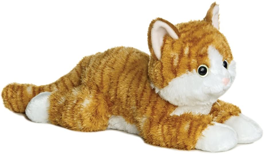 PELUCHE AURORA - CHAT ORANGE CHESTER 12"