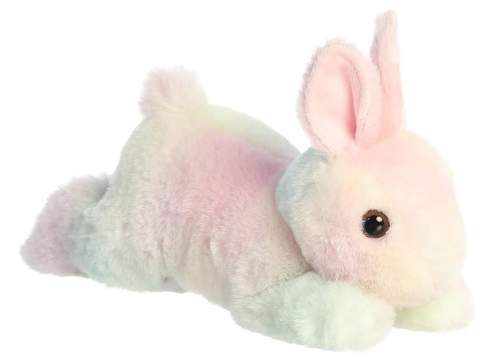 PELUCHE AURORA MINI FLOPSIE - LAPIN DU PRINTEMPS (PASTEL) 8" (20 CM)