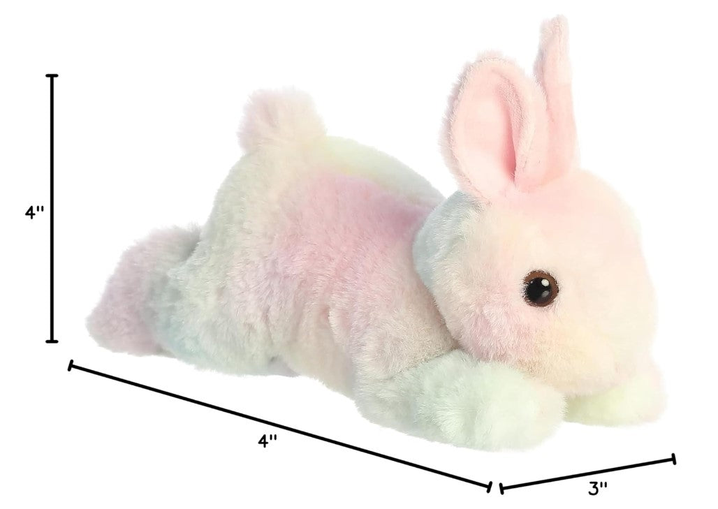 PELUCHE AURORA MINI FLOPSIE - LAPIN DU PRINTEMPS (PASTEL) 8" (20 CM)
