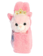 PELUCHE AURORA - SACOCHE PRINCESSE KITTY À PAILLETTES 8"
