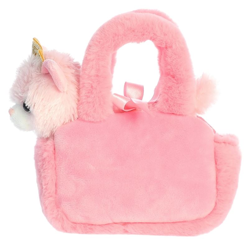 PELUCHE AURORA - SACOCHE PRINCESSE KITTY À PAILLETTES 8"