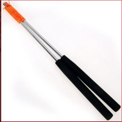 BAGUETTES DE DIABOLO EN ALLUMINIUM NOIRES