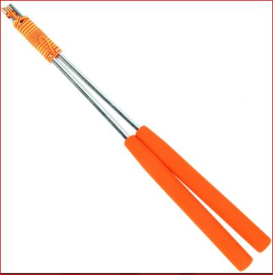 BAGUETTES DE DIABOLO EN ALLUMINIUM ORANGES