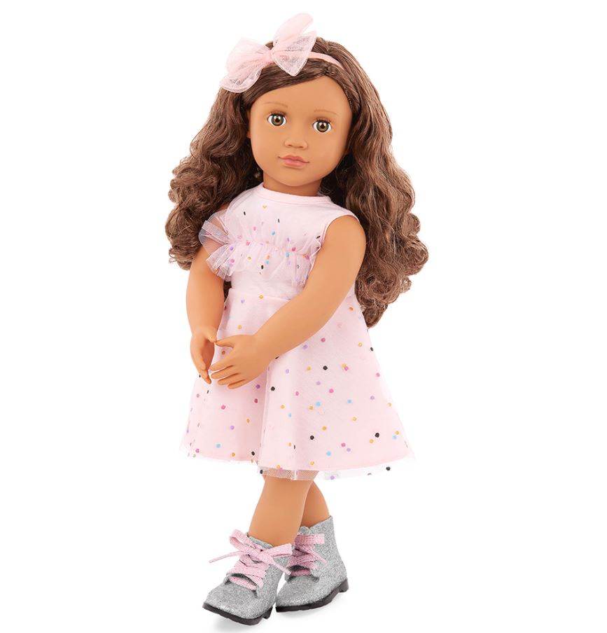 VÊTEMENT OG - ROBE GIRLY AVEC BOTTES "PINK & COLORFUL"