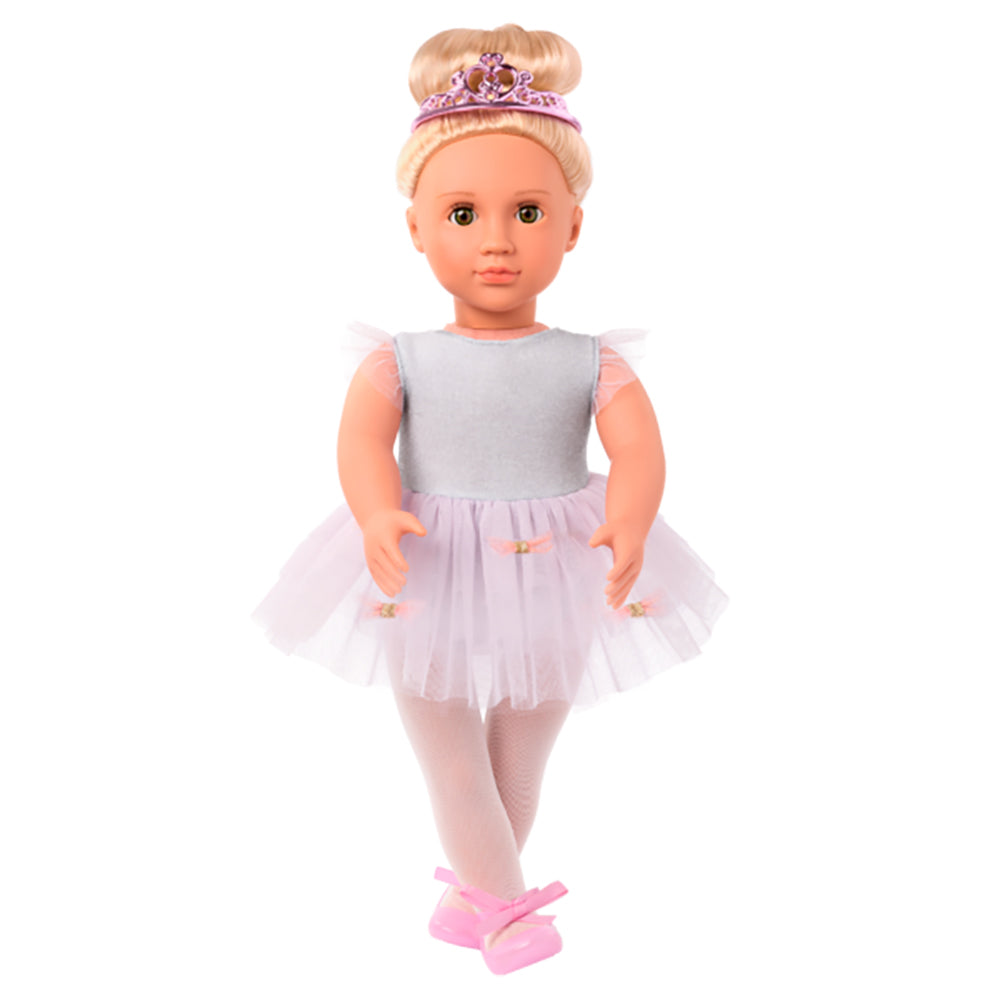 ENSEMBLE VÊTEMENTS OG - "TUTU CUTE" ROBE PAPILLON DE BALLET POUR POUPÉE DE 46 CM