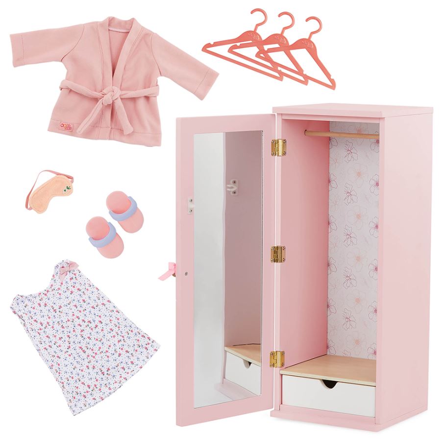 ACCESSOIRES OG - GARDE-ROBE EN BOIS "FASHION CLOSET"