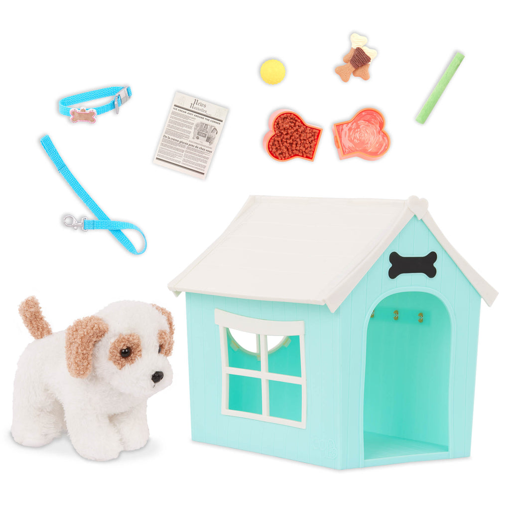 ACCESSOIRES OG DE LUXE - "PUPPY PLACE" POUR POUPÉE DE 46 CM (NICHE DE CHIEN)