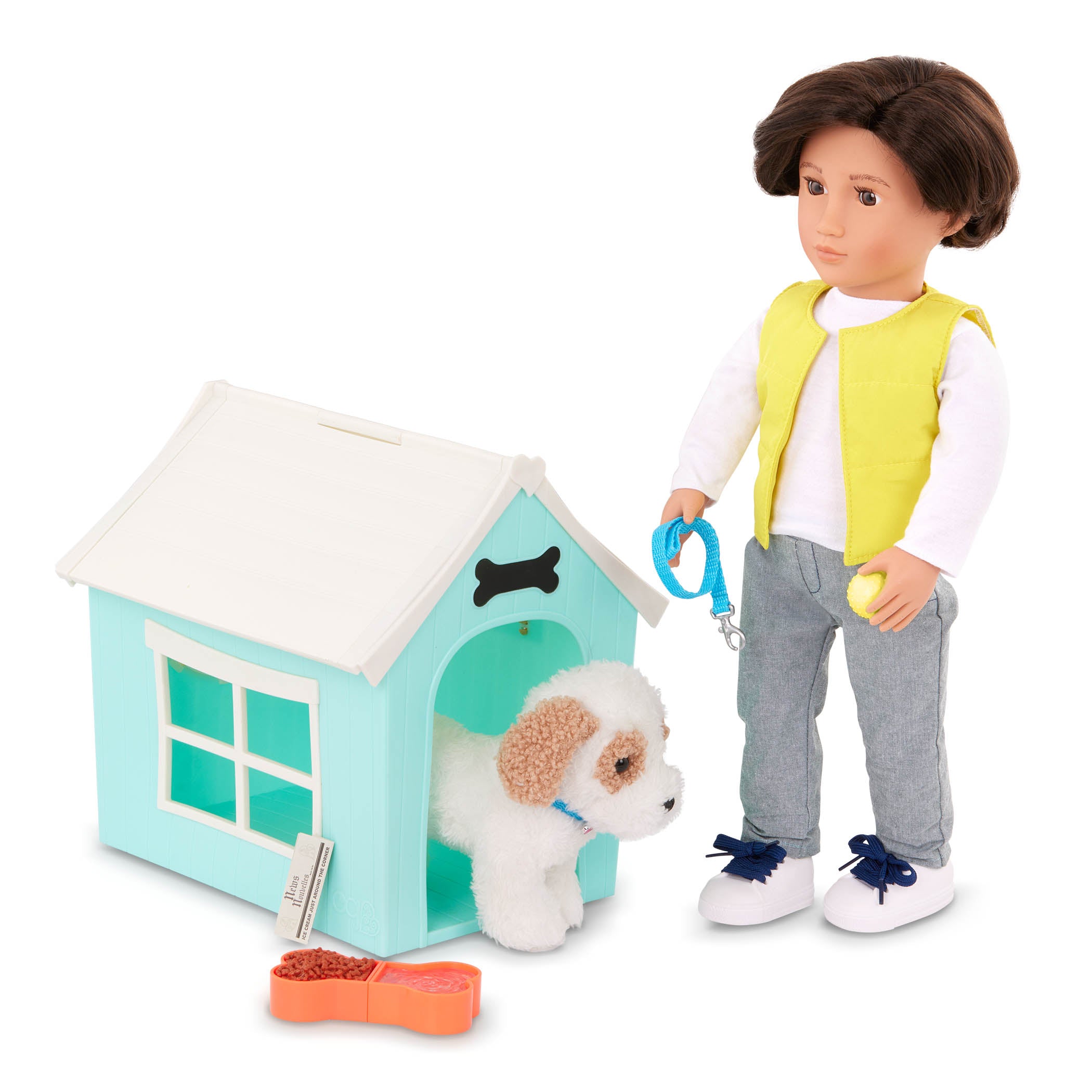 ACCESSOIRES OG DE LUXE - "PUPPY PLACE" POUR POUPÉE DE 46 CM (NICHE DE CHIEN)
