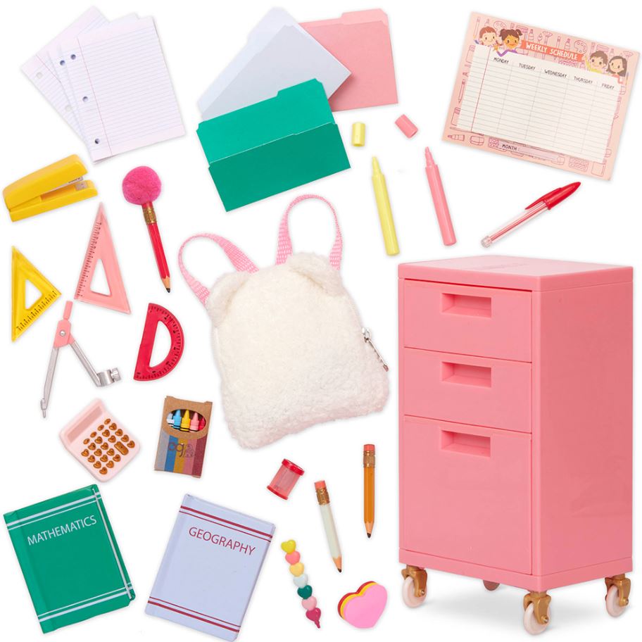ACCESSOIRES OG - ENSEMBLE D'ACCESSOIRES SCOLAIRES "READY, SET, LEARN!"