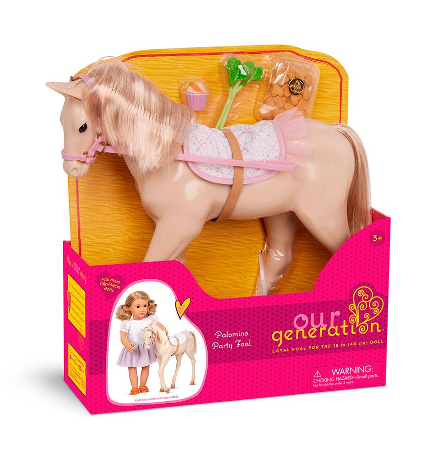 CHEVAL OG - POULAIN PALOMINO "BIRTHDAY FOAL"