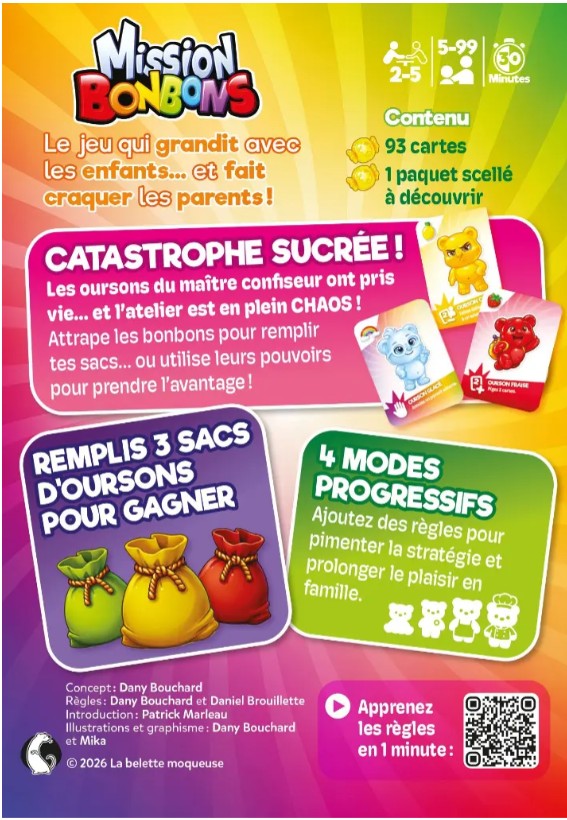 JEU MISSION BONBONS - Version française