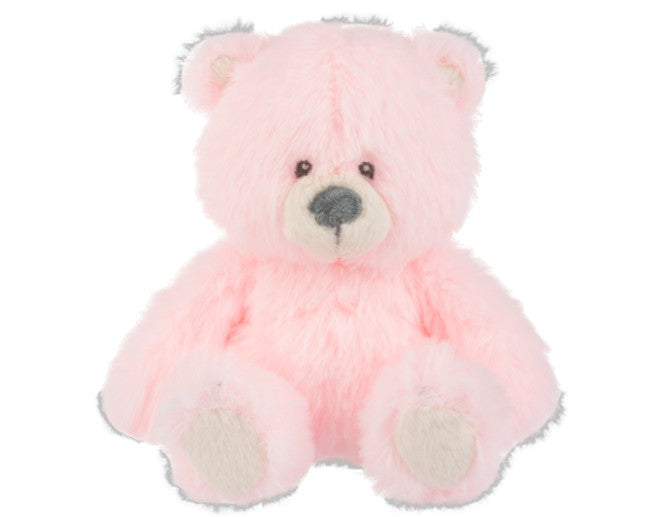 PELUCHE OURSON ROSE 6,5"