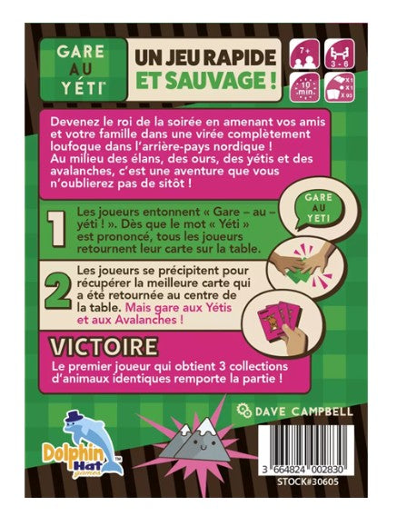 JEU GARE AU YÉTI