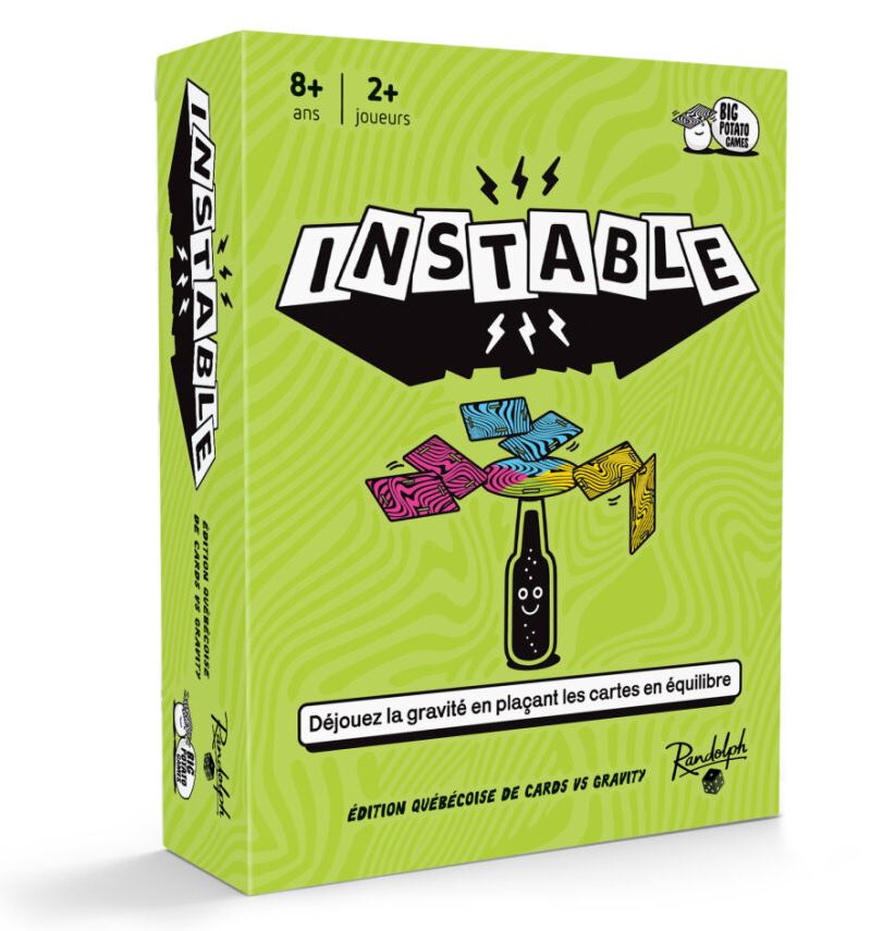 JEU INSTABLE - CARD VS GRAVITY - Version française